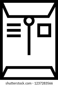 Secret files icon-sealed document-privacy file