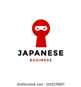 secret key hole and ninja for japanese hotel building