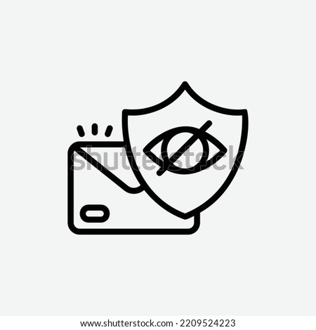  secret mail icon, isolated Post Office outline icon in light grey background, perfect for website, blog, logo, graphic design, social media, UI, mobile app
