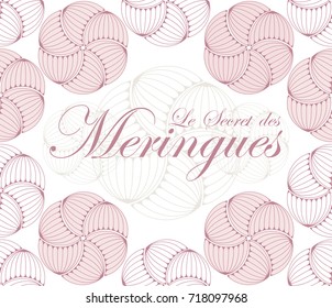 secret of the meringues cook book cover in soft pink shades