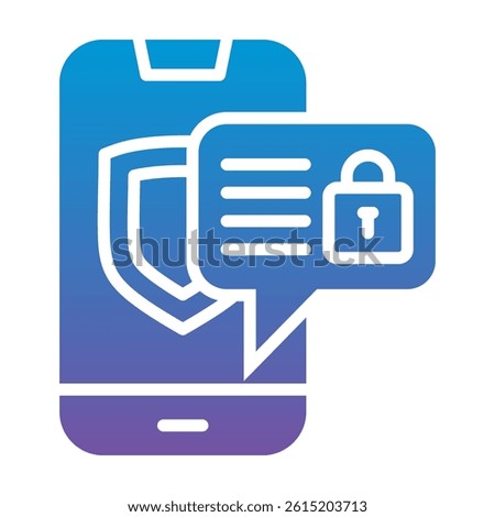 Secret Message Icon Element For Design