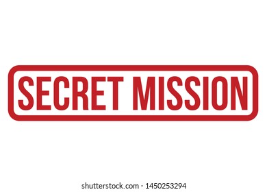 Secret Mission Stamp Seal – Vector