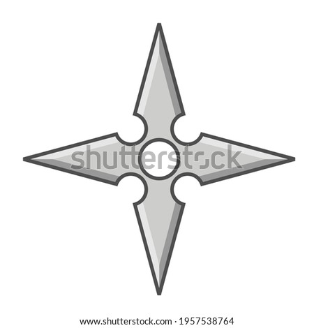 secret ninja weapon vector design