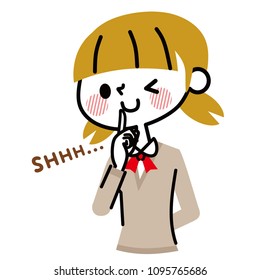 A secret pose student.