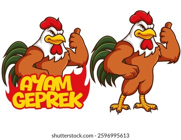 The Secret Recipe for a Scorching Hot Fried Chicken Brand Logo