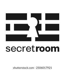 secret room minimalist logo design