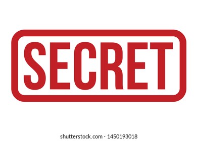 Secret Rubber Stamp. Secret Stamp Seal – Vector