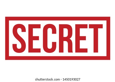 Secret Rubber Stamp. Secret Stamp Seal – Vector