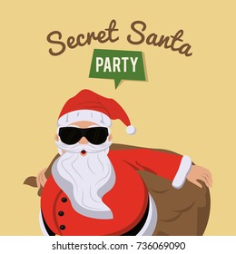 Secret santa cartoon