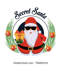 Secret santa cartoon