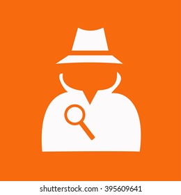 Secret service agent icon