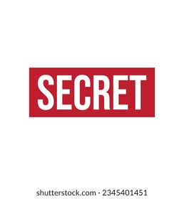 texto secreto sobre fondo blanco.