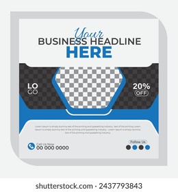 Secret tricks for your company business social media post banner design, Chic and vibrant style