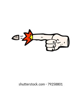 caricatura de arma secreta