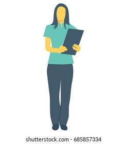 
Secretary Color Vector Icon
