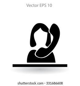 secretary vector icon