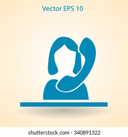 secretary vector icon