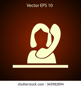 secretary vector icon