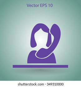 secretary vector icon