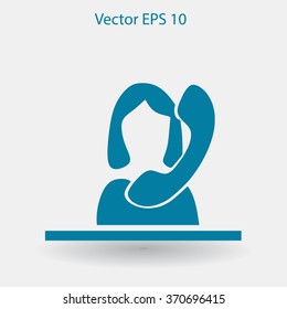 secretary vector icon