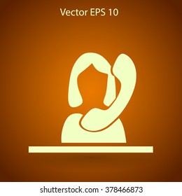 secretary vector icon