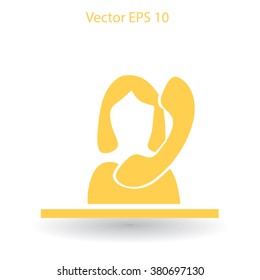 secretary vector icon