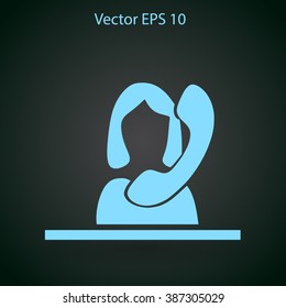 secretary vector icon