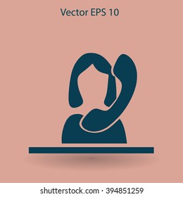secretary vector icon