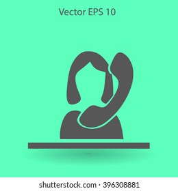 secretary vector icon