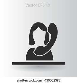 secretary vector icon