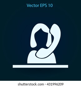 secretary vector icon