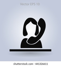 secretary vector icon
