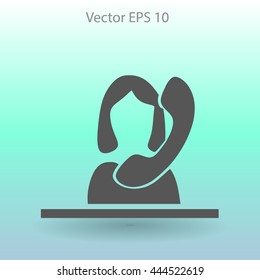 secretary vector icon