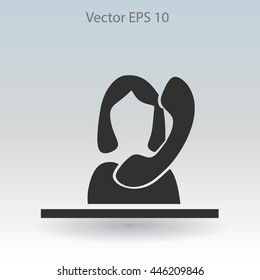 secretary vector icon