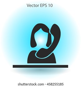 secretary vector icon
