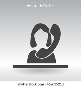 secretary vector icon