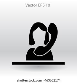secretary vector icon