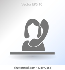 secretary vector icon