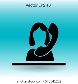 secretary vector icon