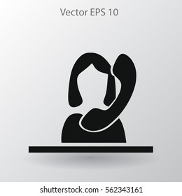 secretary vector icon
