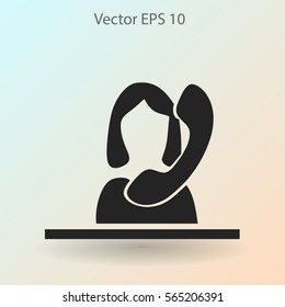 secretary vector icon