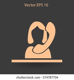 secretary vector icon
