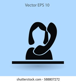 secretary vector icon