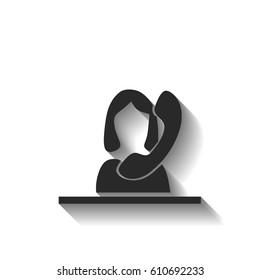 secretary vector icon