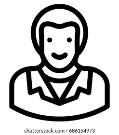 Secretary Vector Icon
