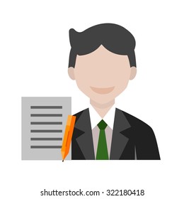 Secretary, woman, call icon vector image. Can also be used for professionals. Suitable for web apps, mobile apps and print media.