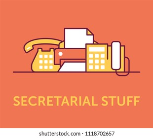 Secreterial Stuff Icons