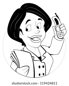 Secretory Vector Illustration