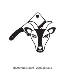 Secrifice doodle vector outline icon. EPS 10 file
