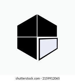 Section Icon. Part, Portion Symbol - Vector